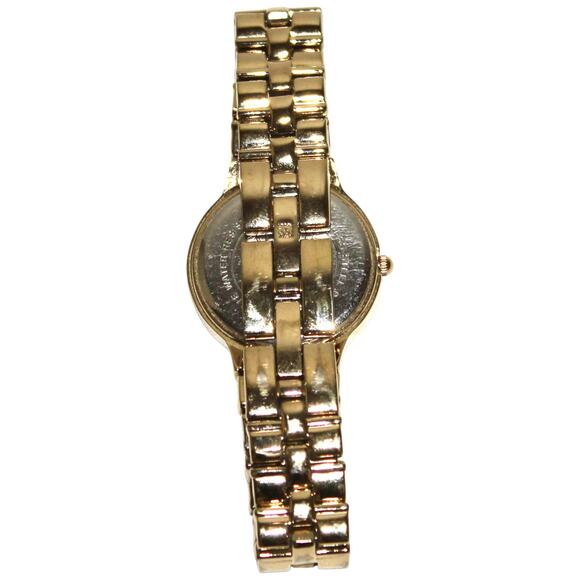 Anne Klein Pink and Gold Metal Watch Adjustable